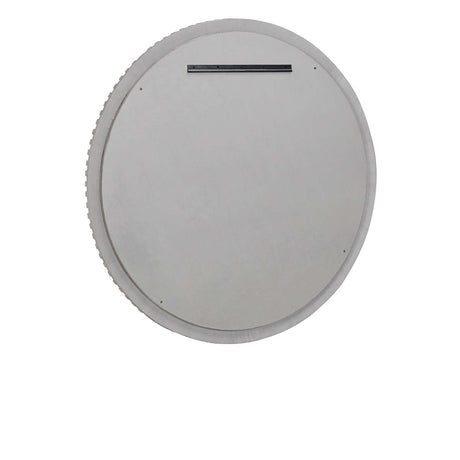 Myrtle Light Gray Round Mirror - Ornate Home