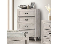 Mysen White Wash Chest - Ornate Home