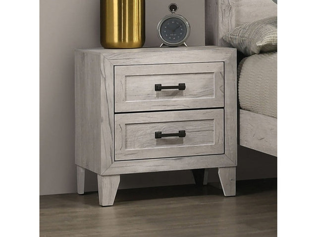Mysen White Wash Nightstand - Ornate Home