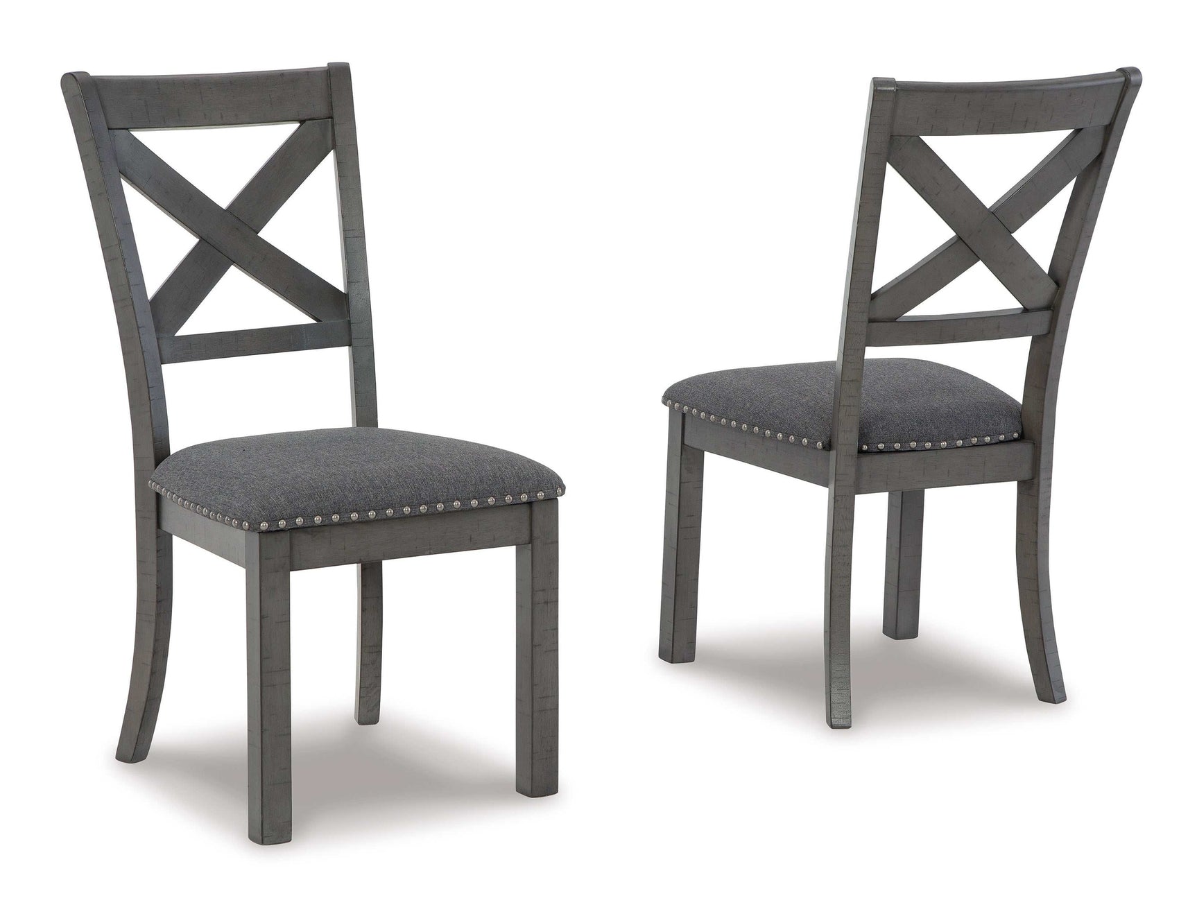 Myshanna Gray Dining Room Chair (Set of 2) (Online Special Price) - Ornate Home