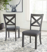 Myshanna Gray Dining Room Chair (Set of 2) - Ornate Home