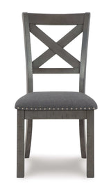 Myshanna Gray Dining Room Chair (Set of 2) - Ornate Home