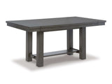 Myshanna Gray Dining Table w/ Extension (Online Special Price) - Ornate Home