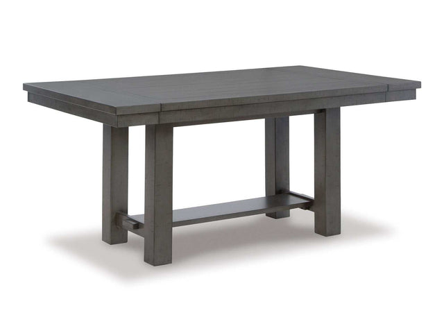 Myshanna Gray Dining Table w/ Extension (Online Special Price) - Ornate Home