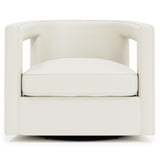 Alana Ivory Swivel Chair Without Nails