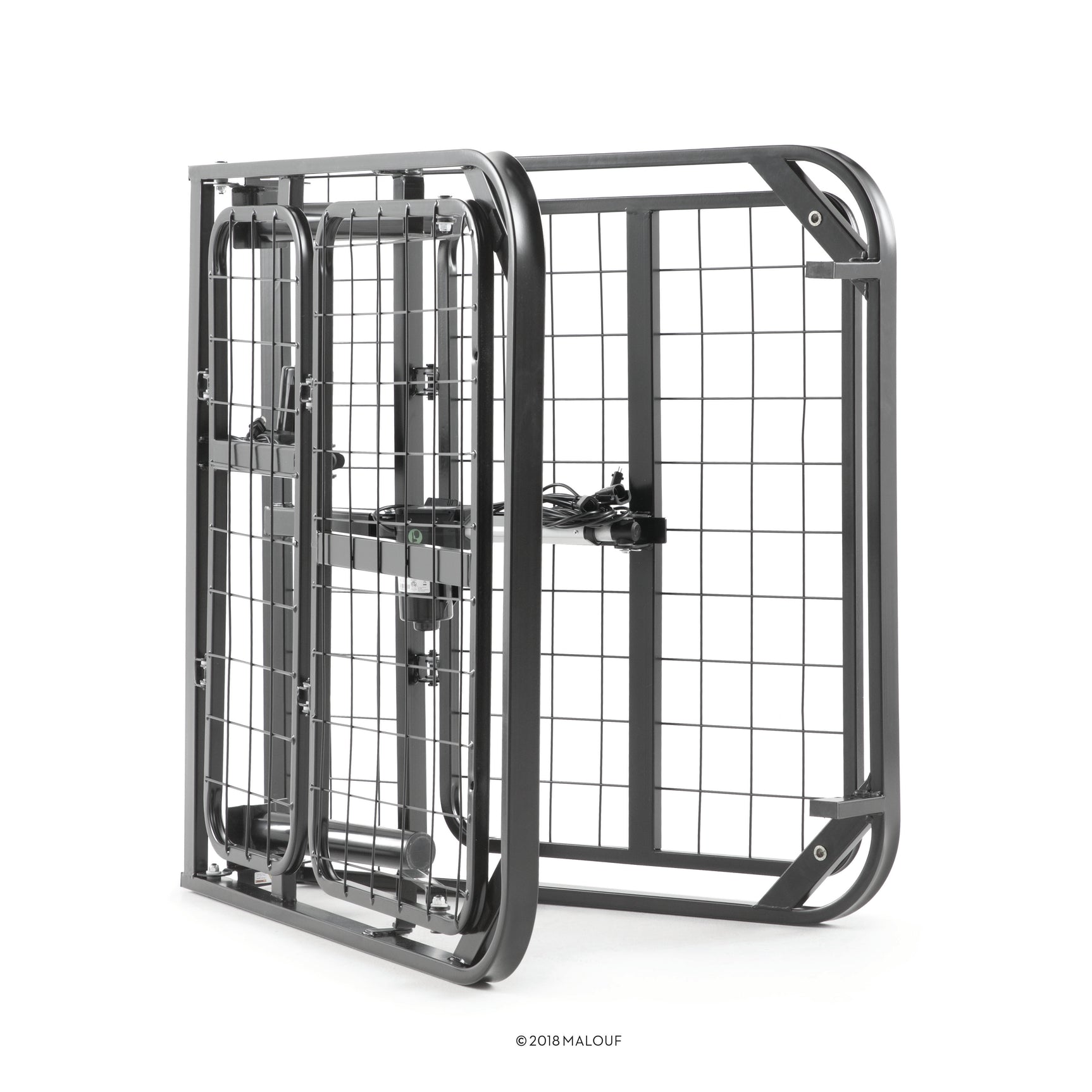 N150- Black Full Adjustable Bed Base - Ornate Home