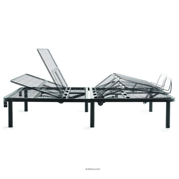 N150- Black Twin XL Adjustable Bed Base - Ornate Home