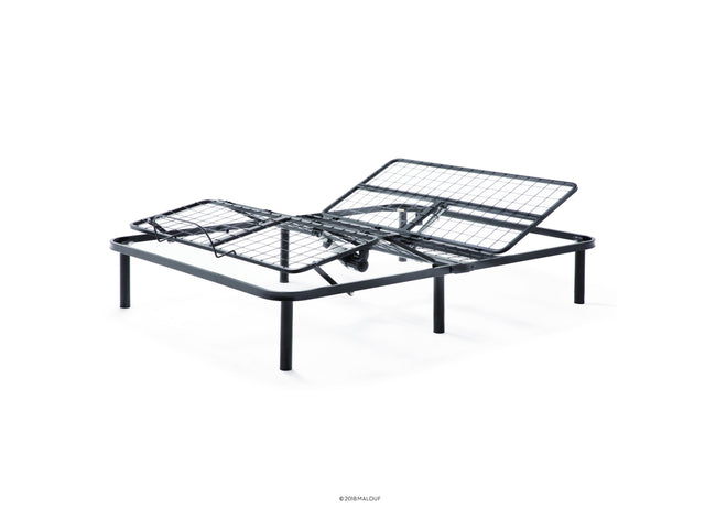 N150- Black Twin XL Adjustable Bed Base - Ornate Home