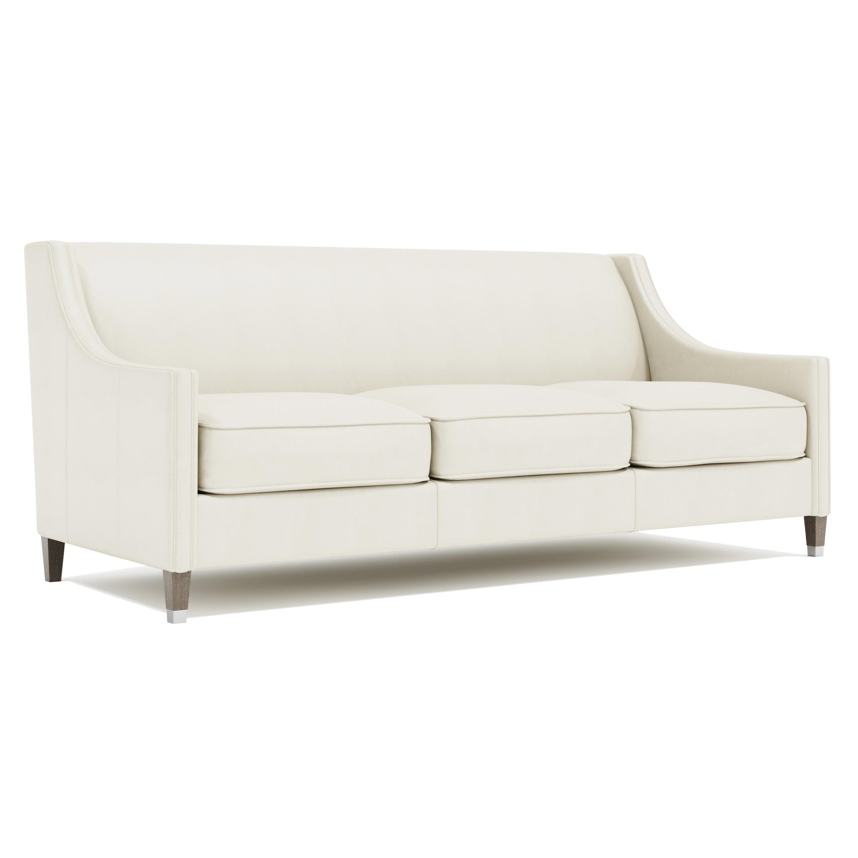 Palisades Ivory Sofa Without Pillows & Nails