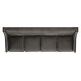 Palisades Mocha Sofa Without Pillows