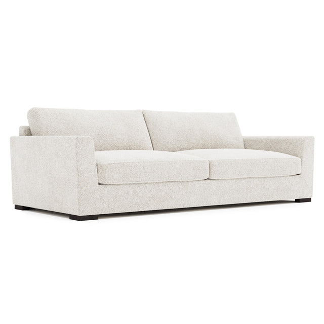 Nicolette Mocha Sofa Without Pillows