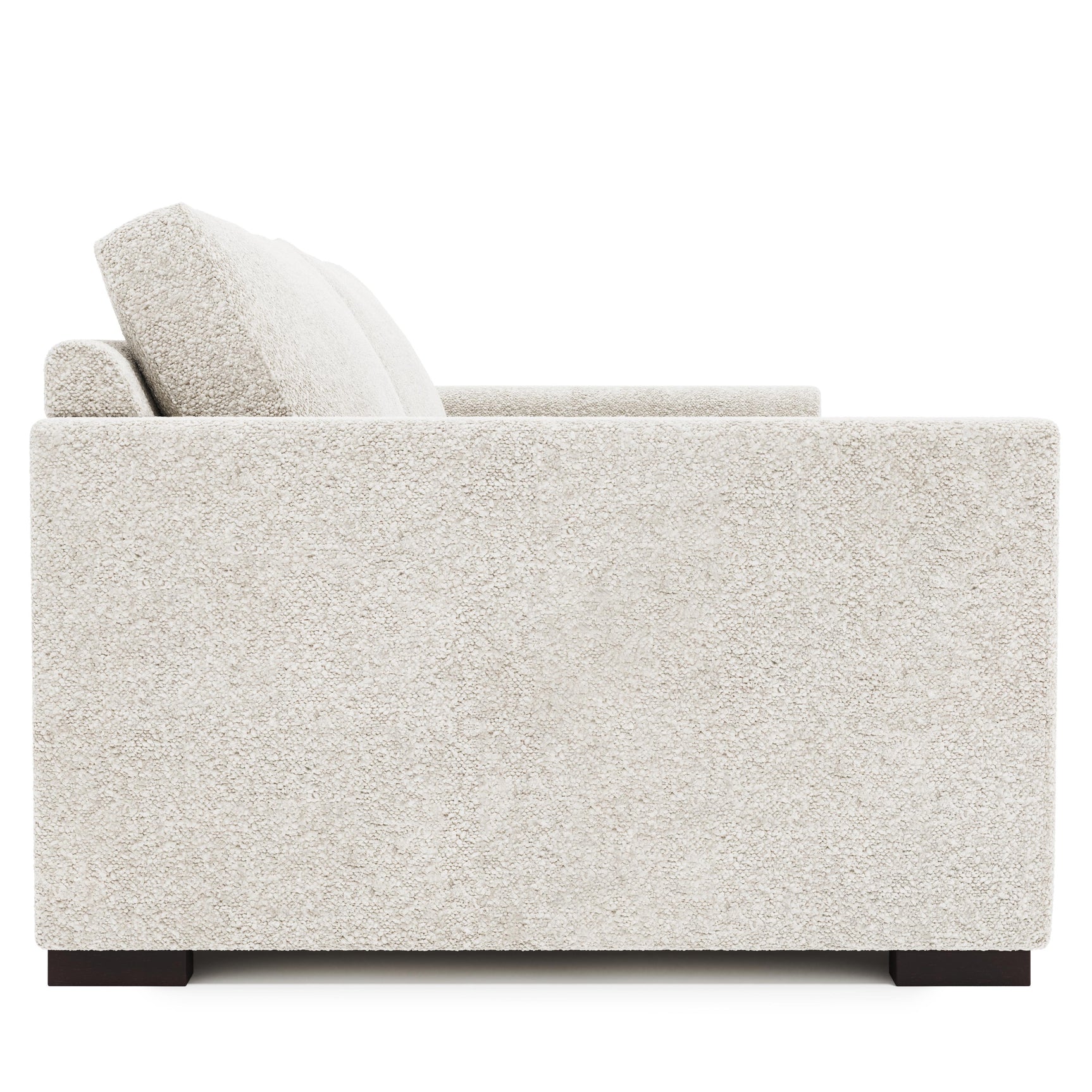 Nicolette Mocha Sofa Without Pillows