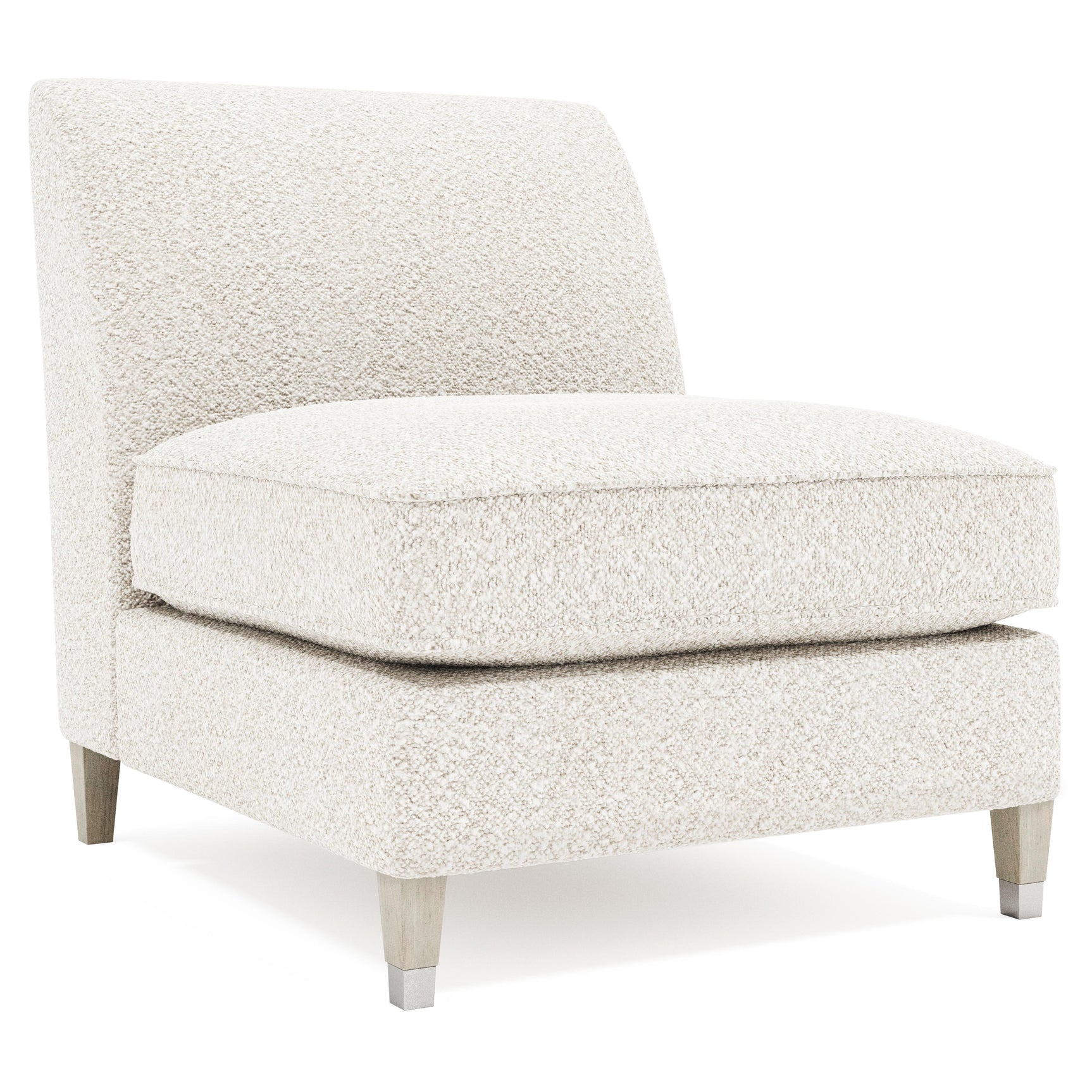 Palisades Gray/Beige Armless Chair Without Nails