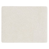 Helena Ivory Ottoman Metal Foot