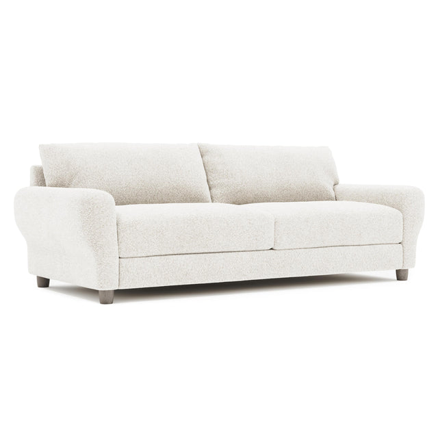 Peyton Ivory Sofa Without Pillows