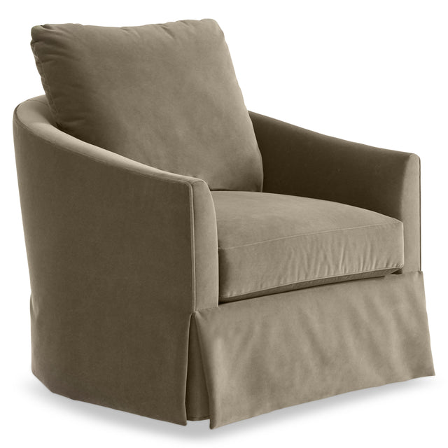 Astoria Skirted Swivel Chair