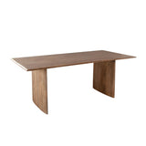Nara Caramel 80" Wood Dining Table - Ornate Home