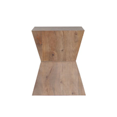 Nara Caramel Wood End Table - Ornate Home