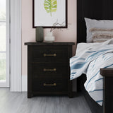 Madison County Vintage Black 5-Piece King Panel Bedroom Set