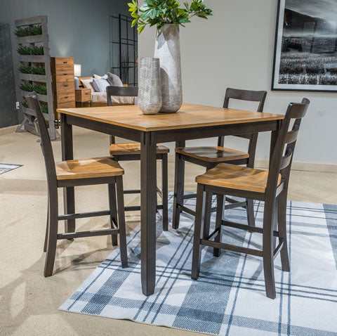Gesthaven Counter Height Dining Table Room Set (Set of 5)