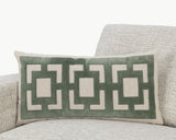 NV Corbin Jade Green 14x26 Throw Pillow (Set of 2) - Ornate Home