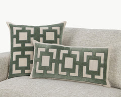 NV Corbin Jade Green 14x26 Throw Pillow (Set of 2) - Ornate Home
