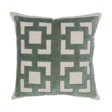 NV Corbin Jade Green 22x22 Throw Pillow (Set of 2) - Ornate Home