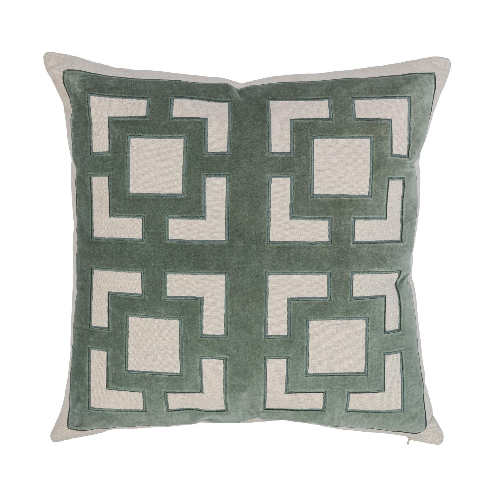 NV Corbin Jade Green 22x22 Throw Pillow (Set of 2) - Ornate Home