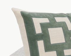 NV Corbin Jade Green 22x22 Throw Pillow (Set of 2) - Ornate Home