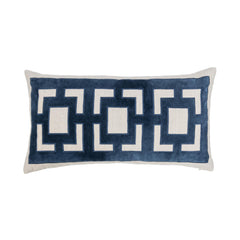 NV Corbin Navy Blue 14x26 Throw Pillow (Set of 2) - Ornate Home