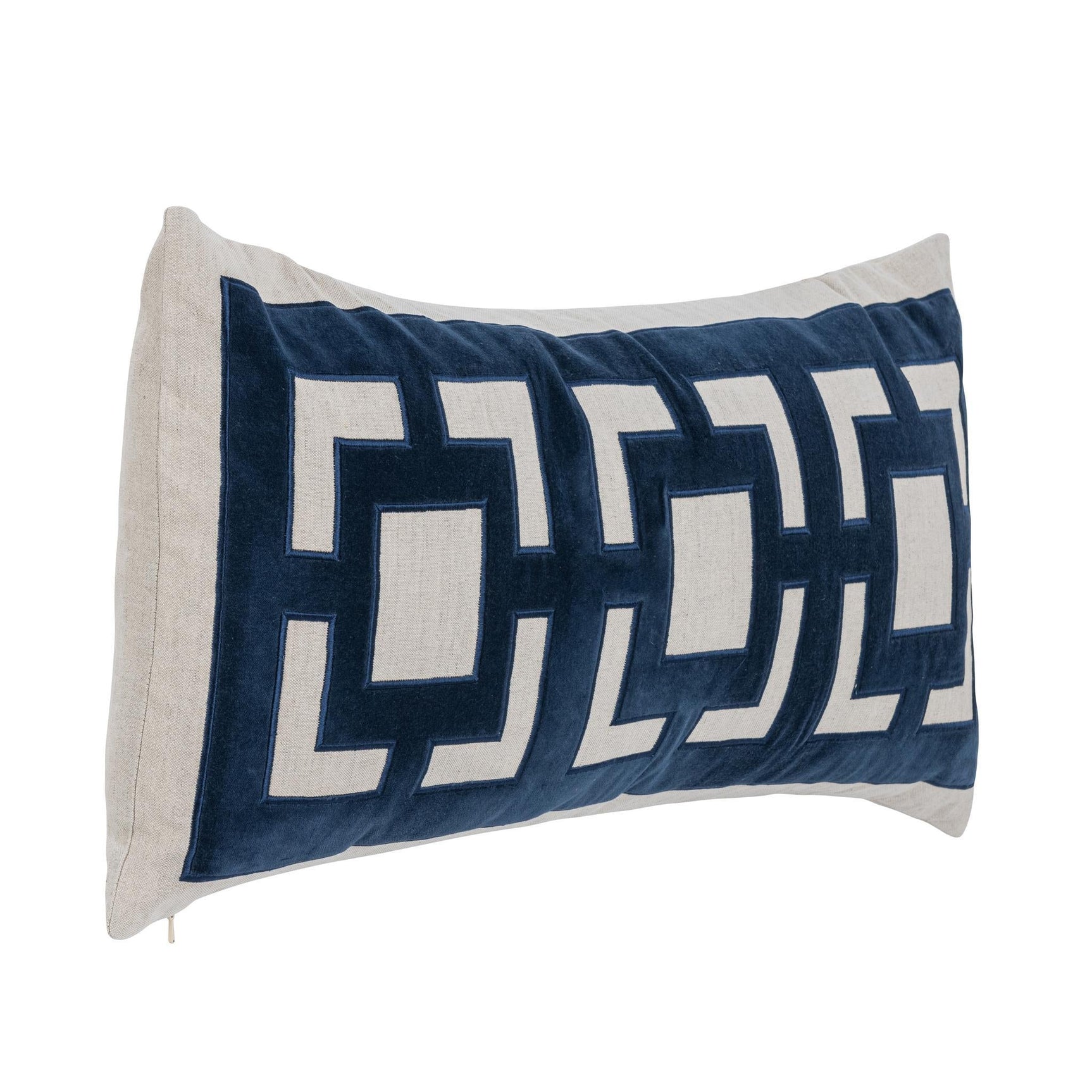 NV Corbin Navy Blue 14x26 Throw Pillow (Set of 2) - Ornate Home