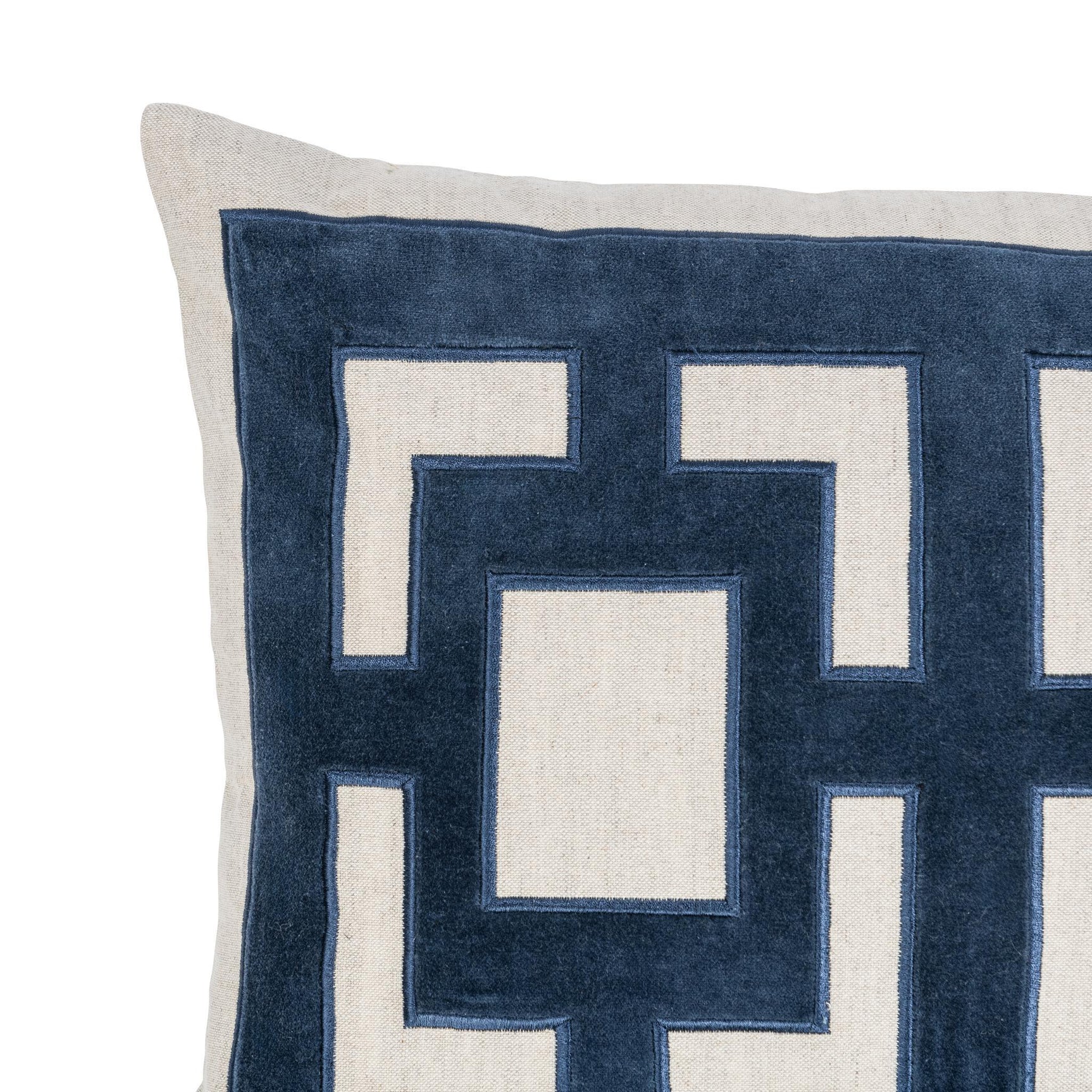 NV Corbin Navy Blue 14x26 Throw Pillow (Set of 2) - Ornate Home