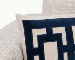 NV Corbin Navy Blue 14x26 Throw Pillow (Set of 2) - Ornate Home