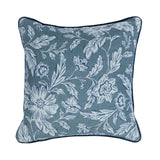 NV Davenport Denum Blue 22x22 Throw Pillow (Set of 2) - Ornate Home