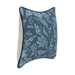 NV Davenport Denum Blue 22x22 Throw Pillow (Set of 2) - Ornate Home