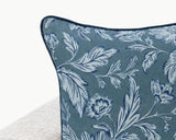 NV Davenport Denum Blue 22x22 Throw Pillow (Set of 2) - Ornate Home