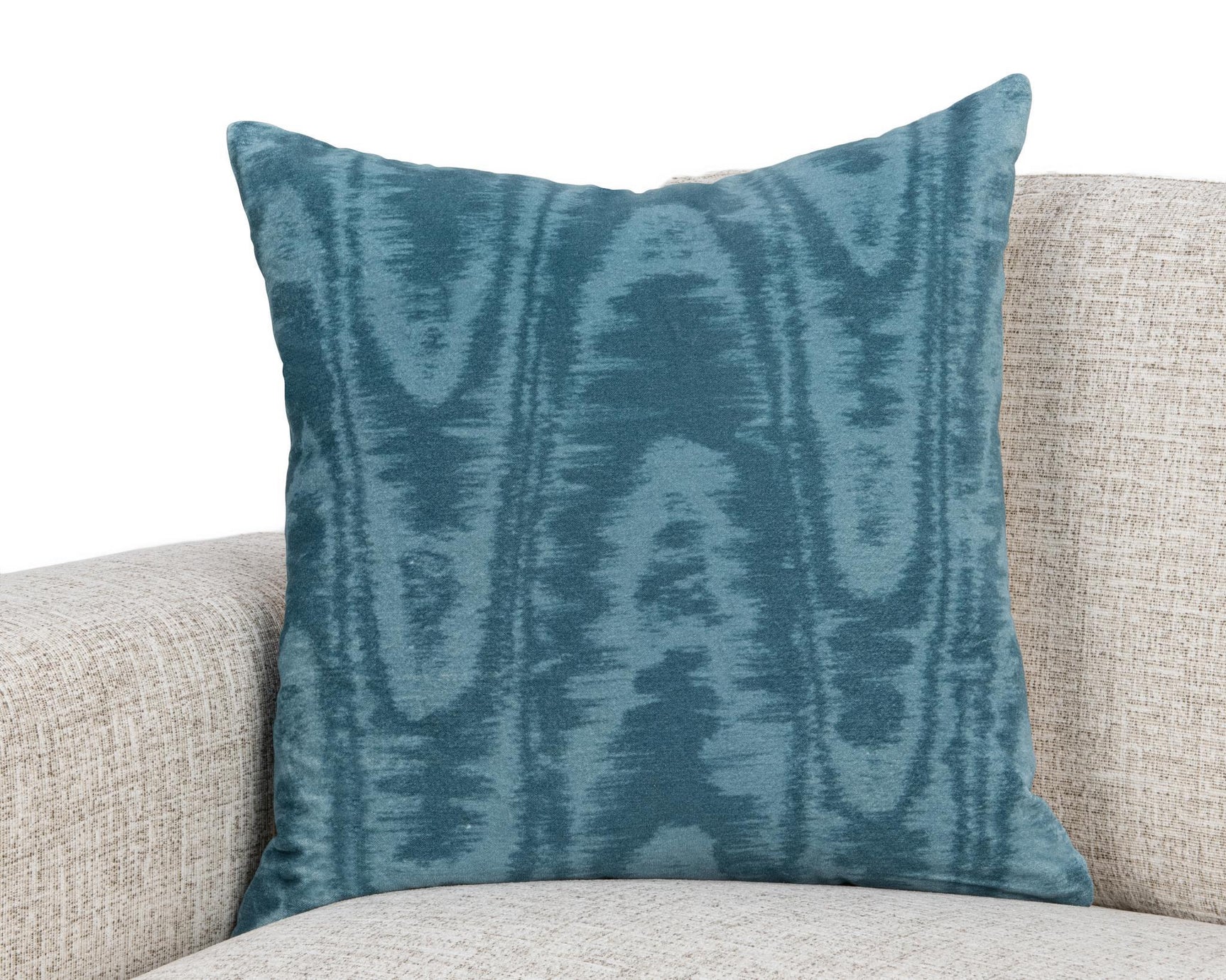 NV Hildene Chambray Blue 22x22 Throw Pillow (Set of 2) - Ornate Home