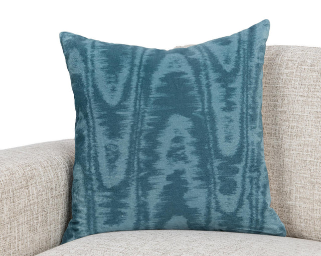 NV Hildene Chambray Blue 22x22 Throw Pillow (Set of 2) - Ornate Home