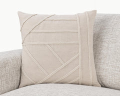 NV Langdon Natural Multiple Sizes 20x20 Throw Pillow (Set of 2) - Ornate Home