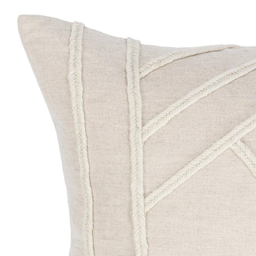 NV Langdon Natural Multiple Sizes 20x20 Throw Pillow (Set of 2) - Ornate Home