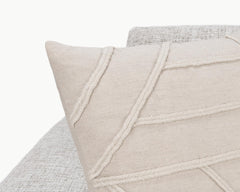 NV Langdon Natural Multiple Sizes 20x20 Throw Pillow (Set of 2) - Ornate Home