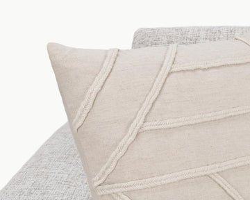 NV Langdon Natural Multiple Sizes 20x20 Throw Pillow (Set of 2) - Ornate Home