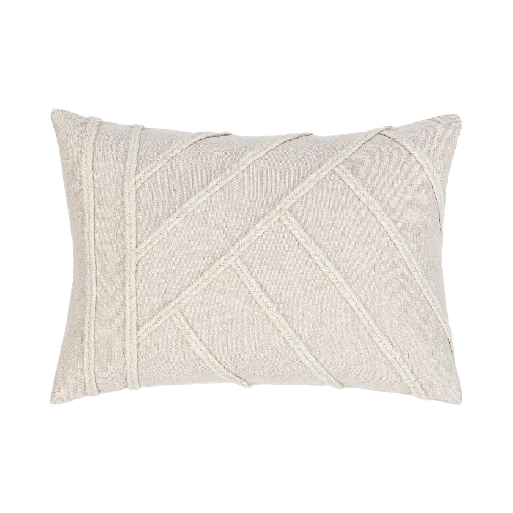 NV Langdon Natural Multiple Sizes Throw Pillow (Set of 2) - Ornate Home