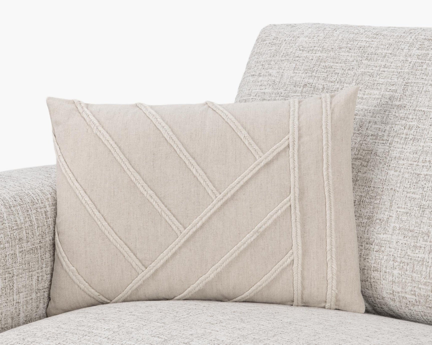 NV Langdon Natural Multiple Sizes Throw Pillow (Set of 2) - Ornate Home