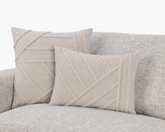 NV Langdon Natural Multiple Sizes Throw Pillow (Set of 2) - Ornate Home