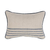 NV Newport Natural/Navy Multiple Sizes Throw Pillow (Set of 2) - Ornate Home