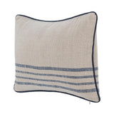 NV Newport Natural/Navy Multiple Sizes Throw Pillow (Set of 2) - Ornate Home