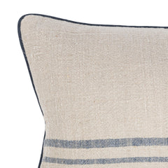 NV Newport Natural/Navy Multiple Sizes Throw Pillow (Set of 2) - Ornate Home