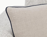 NV Newport Natural/Navy Multiple Sizes Throw Pillow (Set of 2) - Ornate Home
