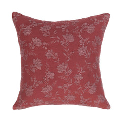 NV Rosecliff Burgundy Red Multiple Sizes 22x22 Throw Pillow (Set of 2) - Ornate Home